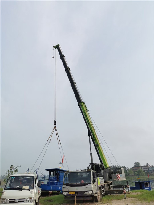 丰宁桥梁建设吊装案例